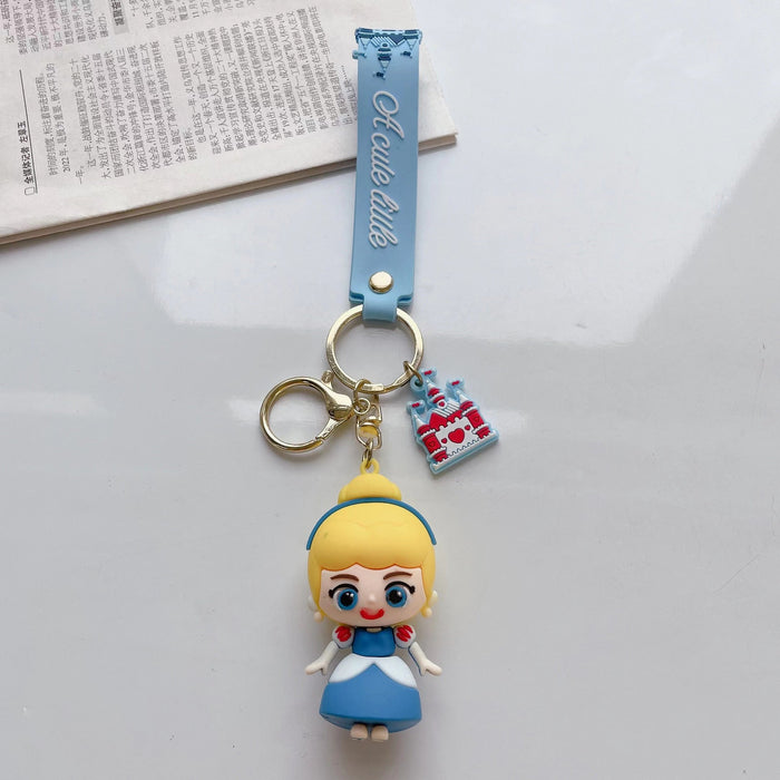 Wholesale Cute Cartoon Three-dimensional Silicone Keychain JDC-KC-JuShu031