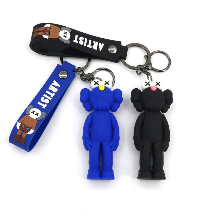 Wholesale Cartoon Couple Pendants Keychains JDC-KC-HaoAn022