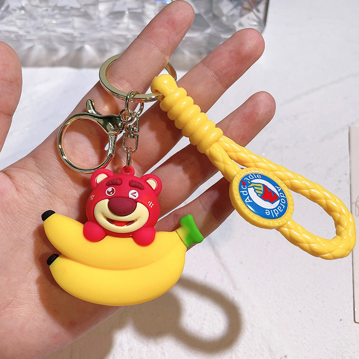 Wholesale Cartoon Silicone Doll Keychain JDC-KC-QiChao058