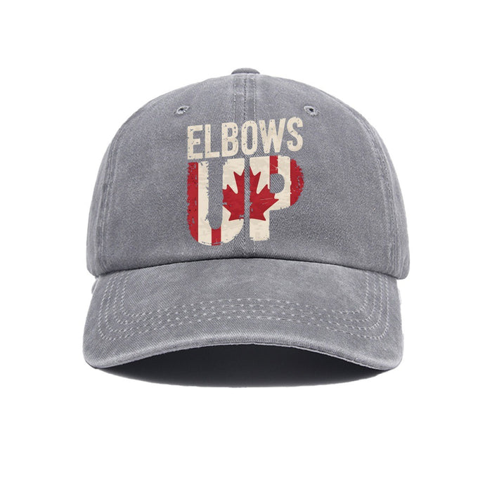 Wholesale Washed retro printed baseball cap and duckbill cap