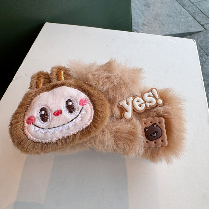 Wholesale Sweet Girl Plush Hair Clips