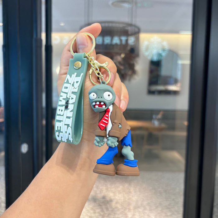 Wholesale PVC soft rubber plant doll keychain