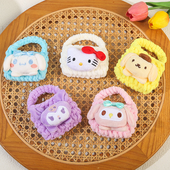 Wholesale Handmade woven coin purse keychain pendant, mini storage bag, headphone bag hanging decoration