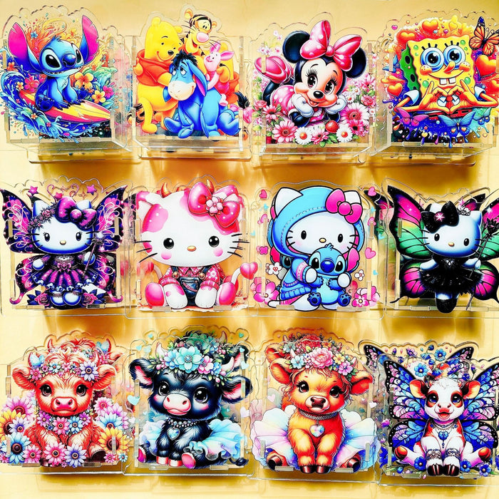 Wholesale Plastic Creative Cute Cartoon Acrylic Pencil Case JDC-PC-MangH002