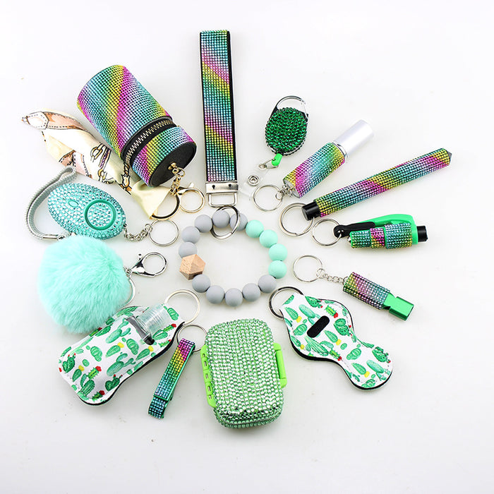 Wholesale Whistle Keychain DIY- 14-piece Set JDC-KC-TouMS013