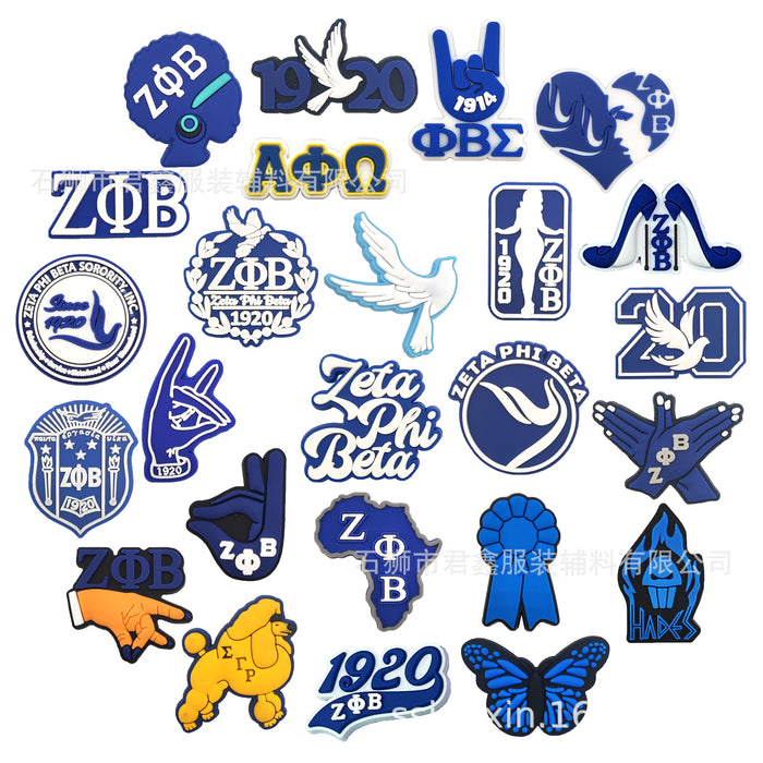 Wholesale 50pcs  blue community organization slippers hole shoes accessories