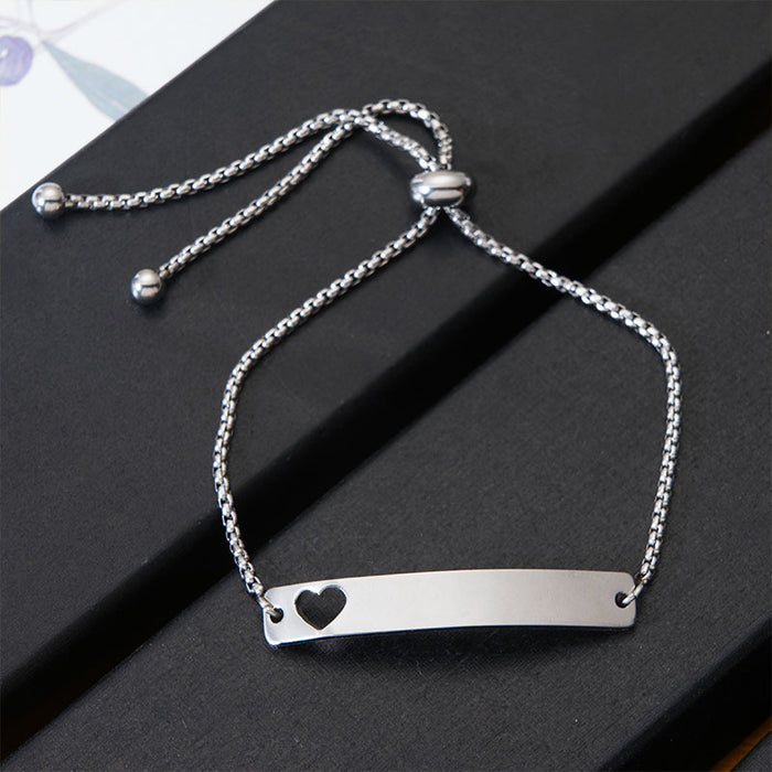 Wholesale Titanium steel bracelet, DIY bracelet, fashionable stainless steel bracelet