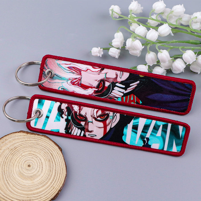 Wholesale Cloth Anime Dandadan Keychain Charms Trendy Gift Bag Charm Car Key Accessory Bulk Resale MOQ≥3