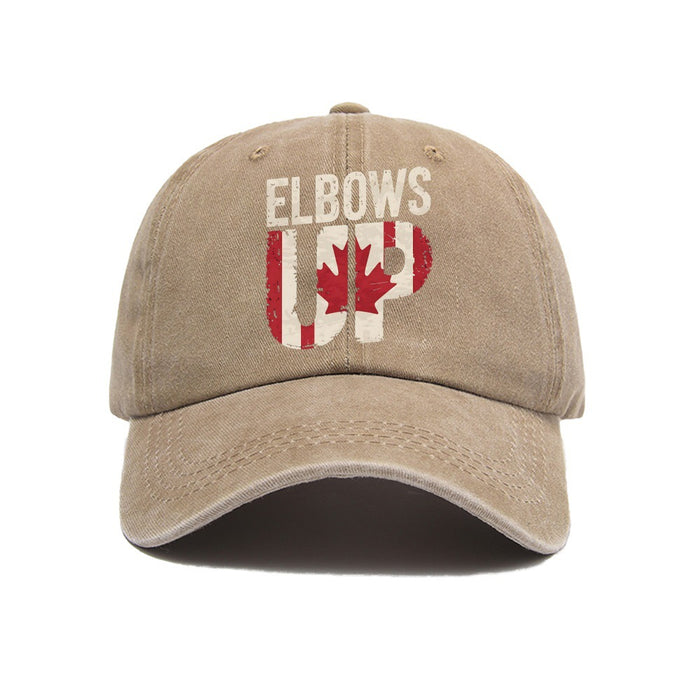 Wholesale Washed retro printed baseball cap and duckbill cap