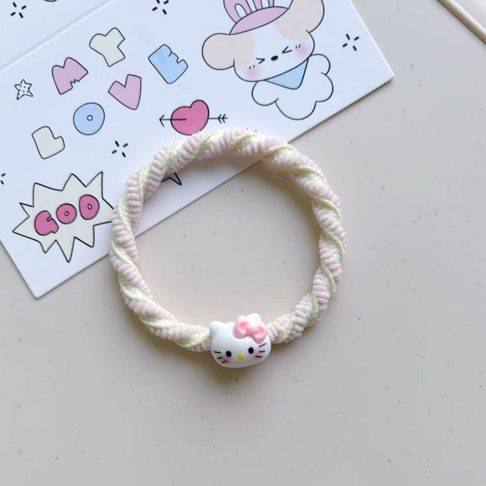 Wholesale Rubber Band Resin Headline Katie Hair Ring Couple Hair Accessories