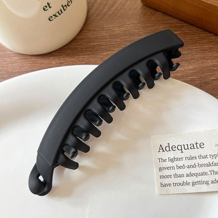 Wholesale Leopard Banana Hairpin Women's l Clip Elegant Back of Head Clip Headwear