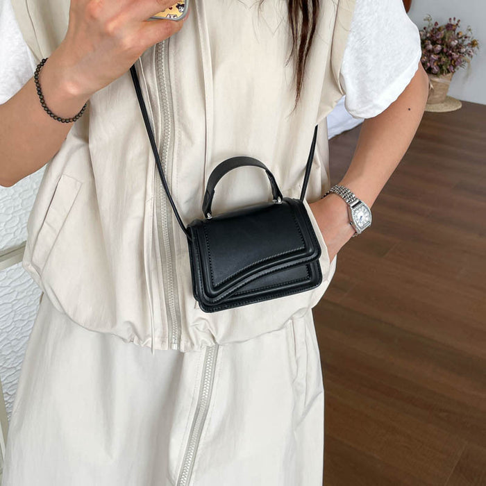 Wholesale Stylish Handbag with Sewing Thread Detail for Daily Matching Purse