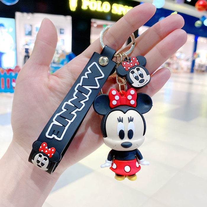 Wholesale cartoon keychain, car keychain, backpack pendant, doll