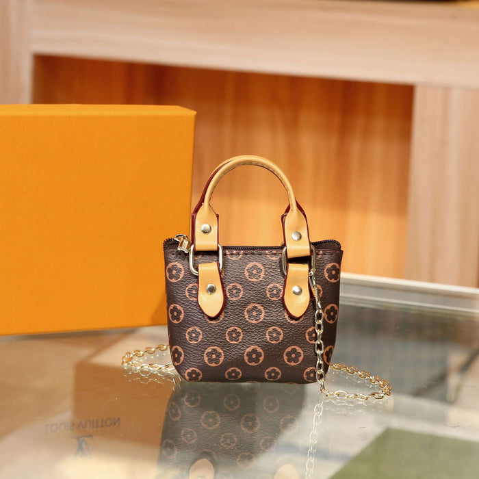 Wholesale High end printed shell small bag, exquisite and niche, portable, carry on hand, diagonally crossing coin purse