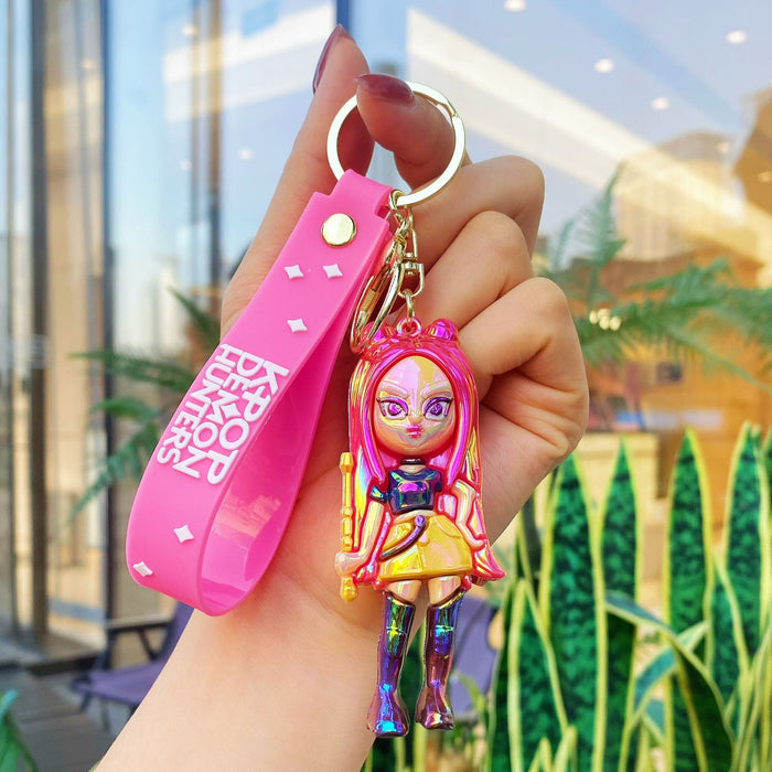 Wholesale K-POP Cute Cartoon PVC Keychain