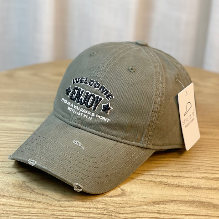 Wholesale three-dimensional embroidered letters baseball cap children's sunshade cap small face