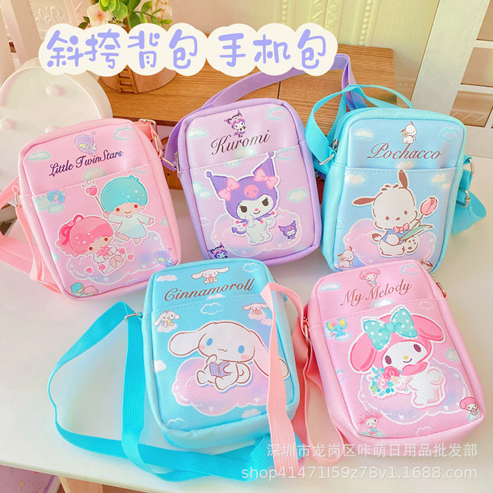 Wholesale PU Cartoon Printing Crossbody Bag Shoulder Backpack JDC-SD-Kameng002