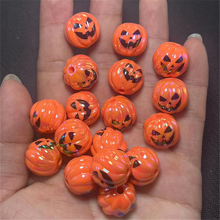 Wholesale 200pcs Halloween Series Acrylic Electroplated Beads JDC-BDS-Xiaox001