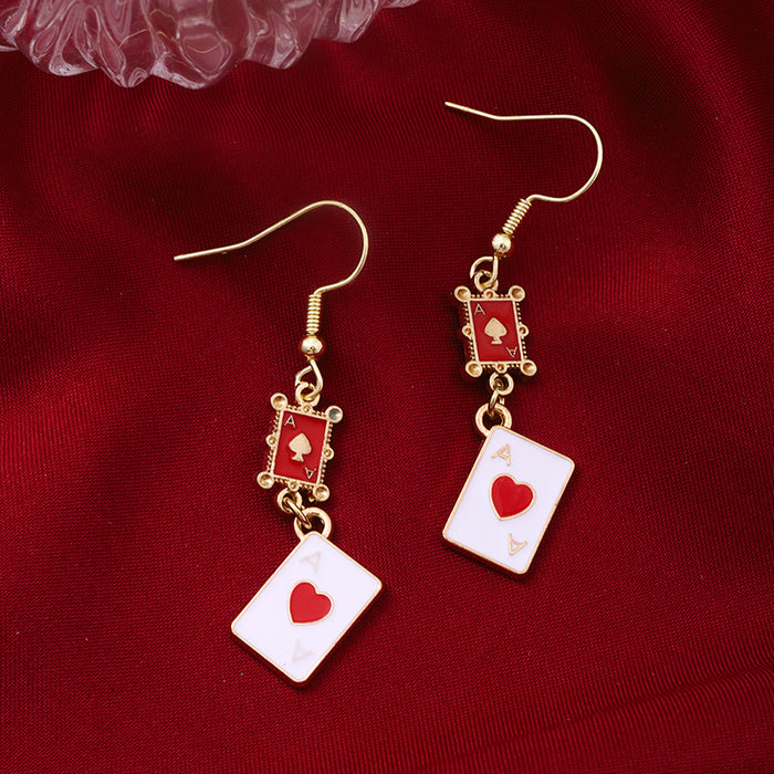 Wholesale Niche design high-end alloy pendant earrings