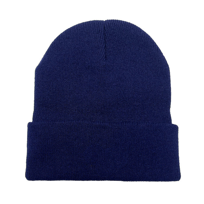 Wholesale Autumn and Winter Plain Solid Color Knitted Pullover Hat JDC-FH-AXing027