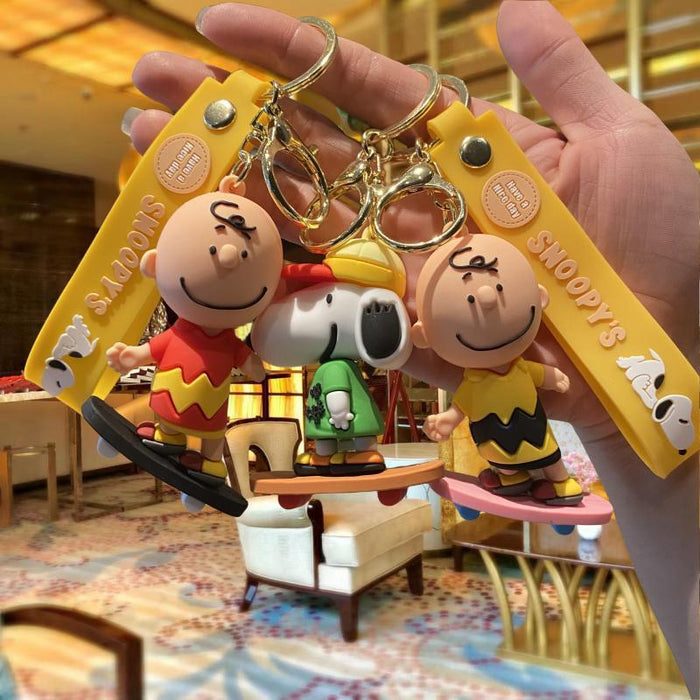 Wholesale Silicone Cartoon Doll Keychain JDC-KC-MingT169