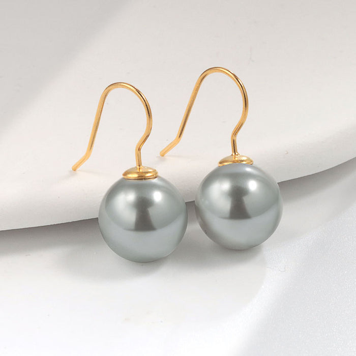 Wholesale Pearl Copper Earrings JDC-ES-MeiY003