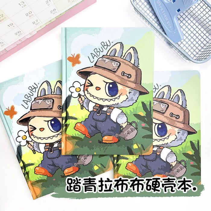 Wholesale 5pcs Color Page Hard Cover Notebook Cute Cartoon Notepad Student Diary Hand Ledger