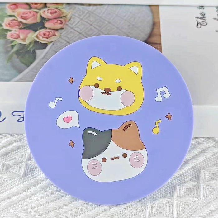 Wholesale Cartoon Soft Plastic Animal Coasters JDC-DCN-HaoH001