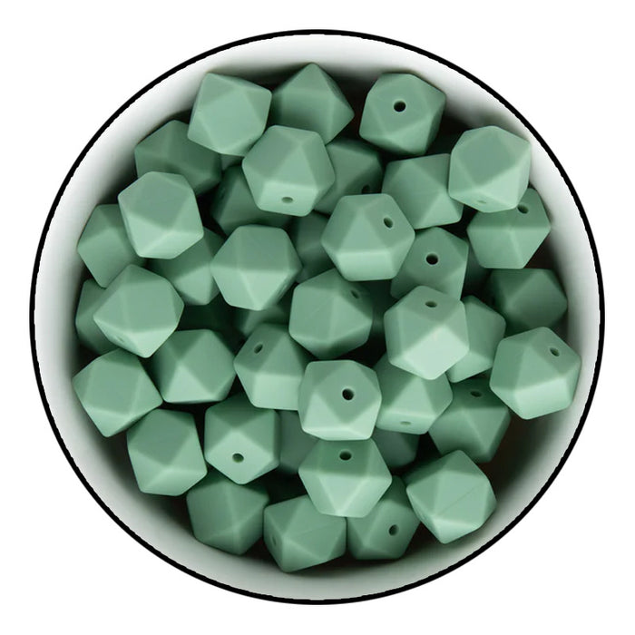 Wholesale 20pcs Hexagonal Silicone Beads JDC-BDS-HeXing018