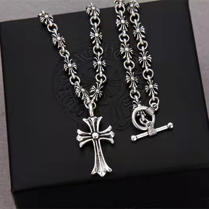 Wholesale Cross necklace accessories, punk men's and women's retro accessories, personalized casting pendants, pendant items