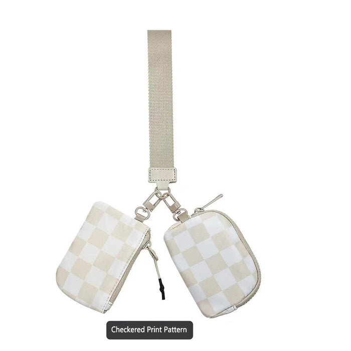 Wholesale Wrist Bag Portable Lulu Card Bag Storage Bag Bank Card Mini Coin Purse