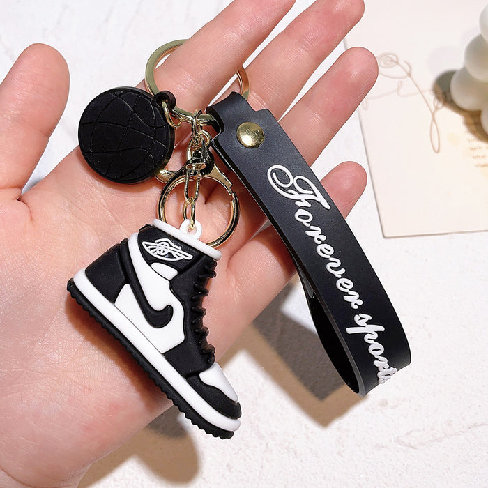 Wholesale Cartoon Shoes Silicone Doll Keychain JDC-KC-QiChao011