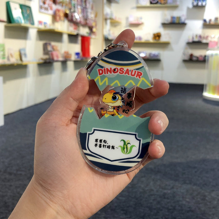 Wholesale Dinosaur keychain customization cartoon anime peripheral customization bag pendant