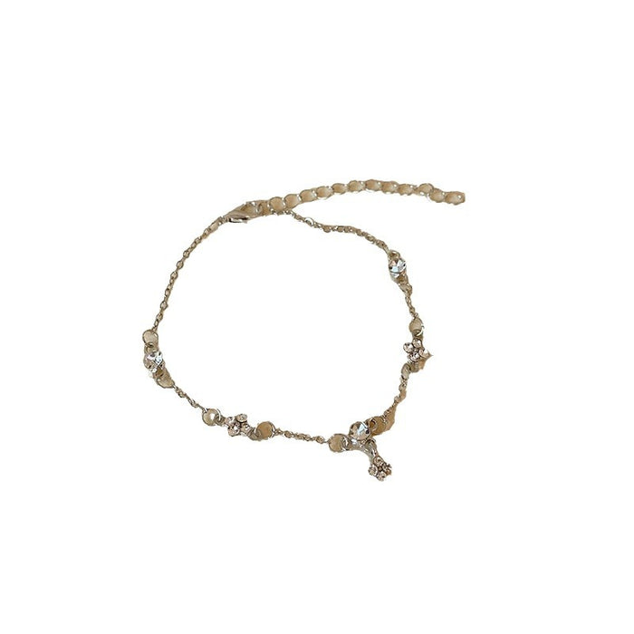 Wholesale Super Sparkling Zircon Tassel Bracelet with Light Luxury and Exquisite Design, Versatile Handpiece