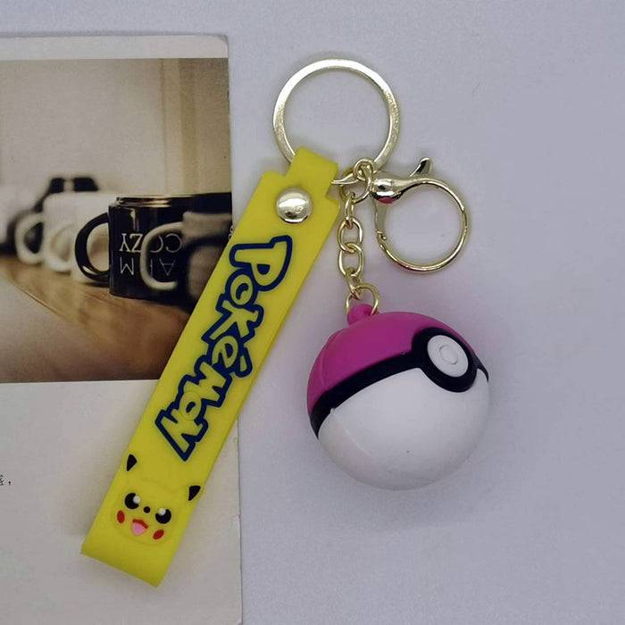 Wholesale Cartoon without lights elf ball key chain pendant bag car key chain accessories gift
