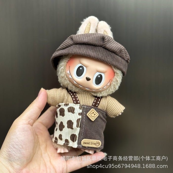 Wholesale 17cm mini doll clothes plush clothing replacement