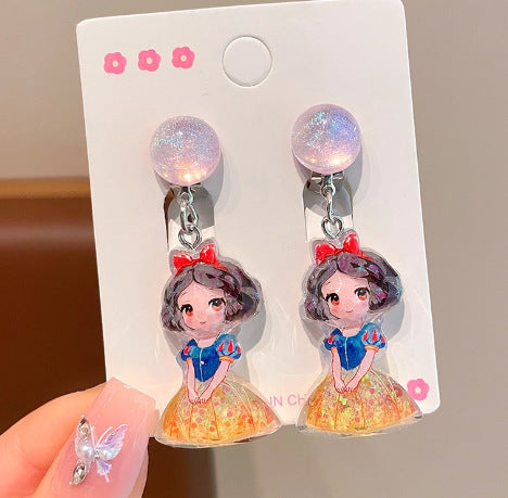 Wholesale Children' s Princess Jewelry Earrings