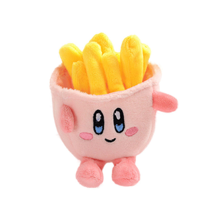 Wholesale Fries Hamburger Plush Doll Pendant Girl's Heart Doll Bag Pendant