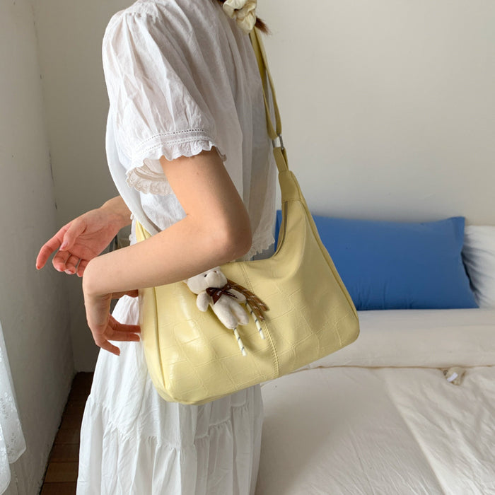 Wholesale New large capacity bag for women's fashionable commuting single shoulder tote bag, versatile and simple casual crossbody bag