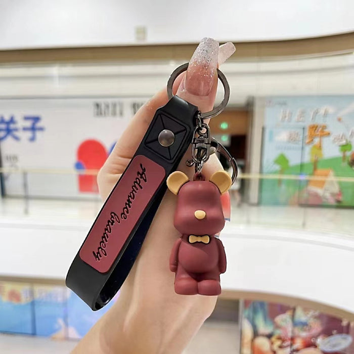 Wholesale bear key chain pendant cute bear doll exquisite bag hanging accessories gift