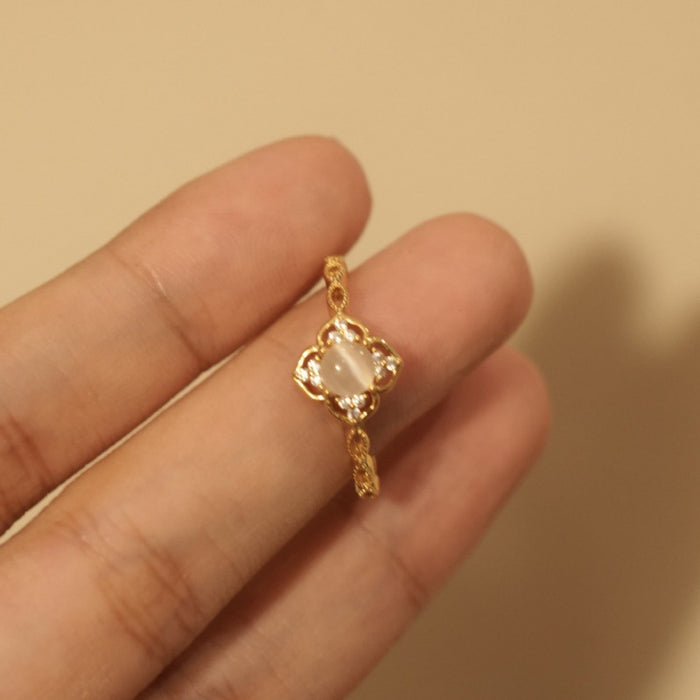 Wholesale Light luxury, exquisite and high-end, versatile retro open-end ring