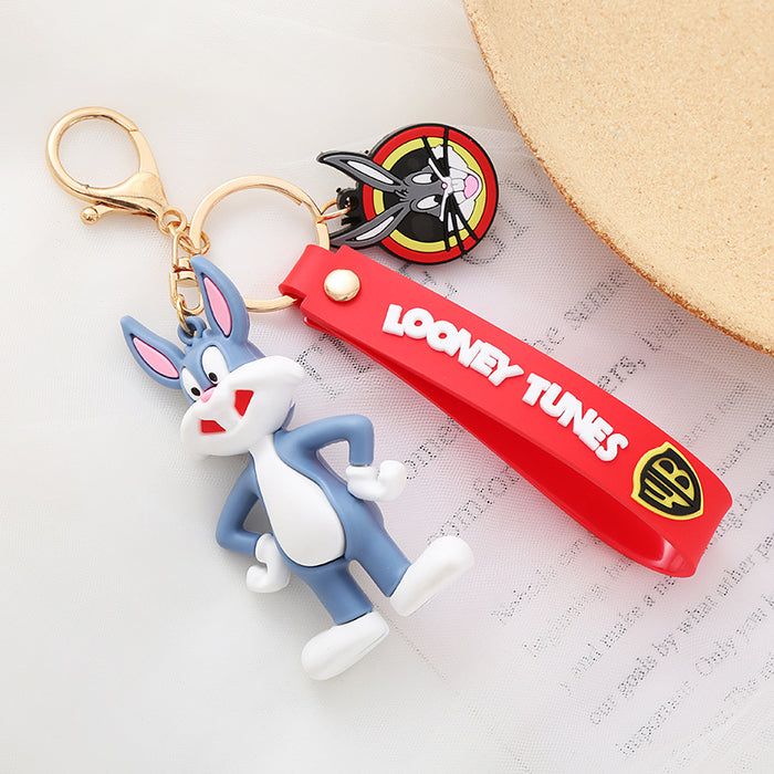 Wholesale Cute Cartoon Soft Rubber Doll Keychain JDC-KC-BoYue008