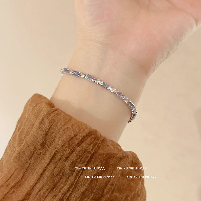 Wholesale Zircon bracelet, light luxury, exquisite, niche, high-end jewelry