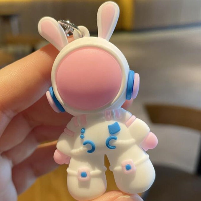 Wholesale  Space Rabbit Keychain - Keychains  Cartoon Doll Keychain Car Pendant Cartoon Keychain
