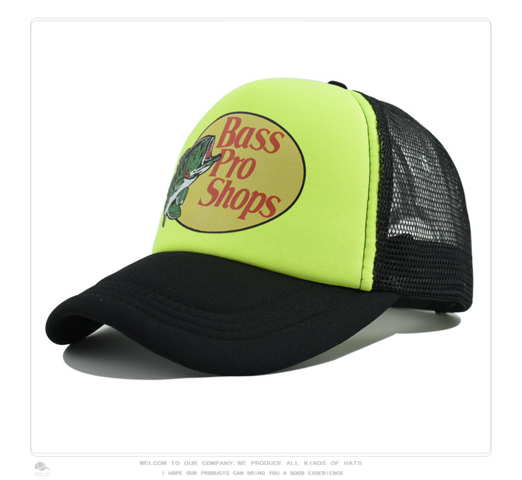 Wholesale Printed baseball cap summer net cap outdoor sunscreen sunshade driver cap