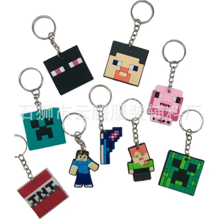 Wholesale 10pcs School Bag Pendant Cartoon Accessories Pendant Key Chain