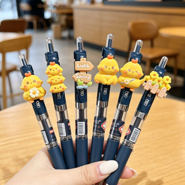 Wholesale Cute Cartoon Gel Ink Pen 0. 5mm Black Quick Dry Writing