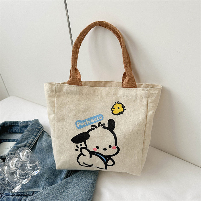 Wholesale Canvas bag for commuting, hand-held bento bag, niche design, casual tote bag
