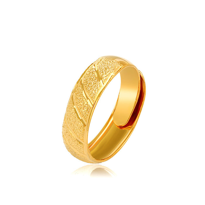 Wholesale Real Gold Plated Open Ring for Men JDC-RS-XP002