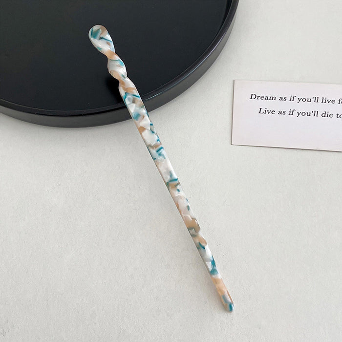 Wholesale Marble Acetate Hairpin JDC-HC-HengX012